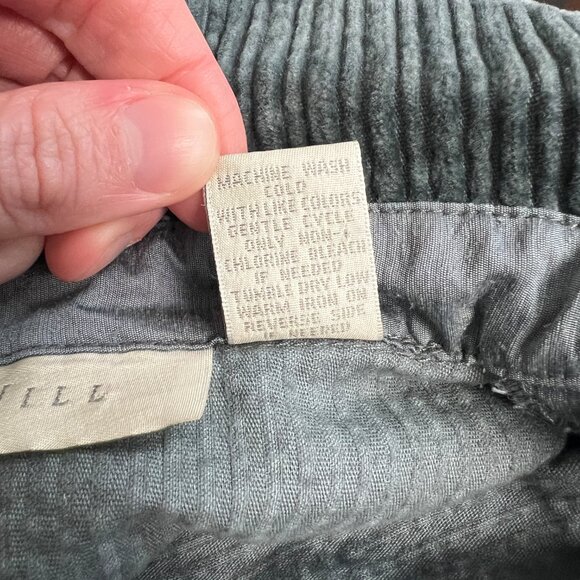 Vintage 90s Corduroy Midi Dress Long Duster Cardigan Jacket Coat Shacket 1990s - Picture 7 of 8